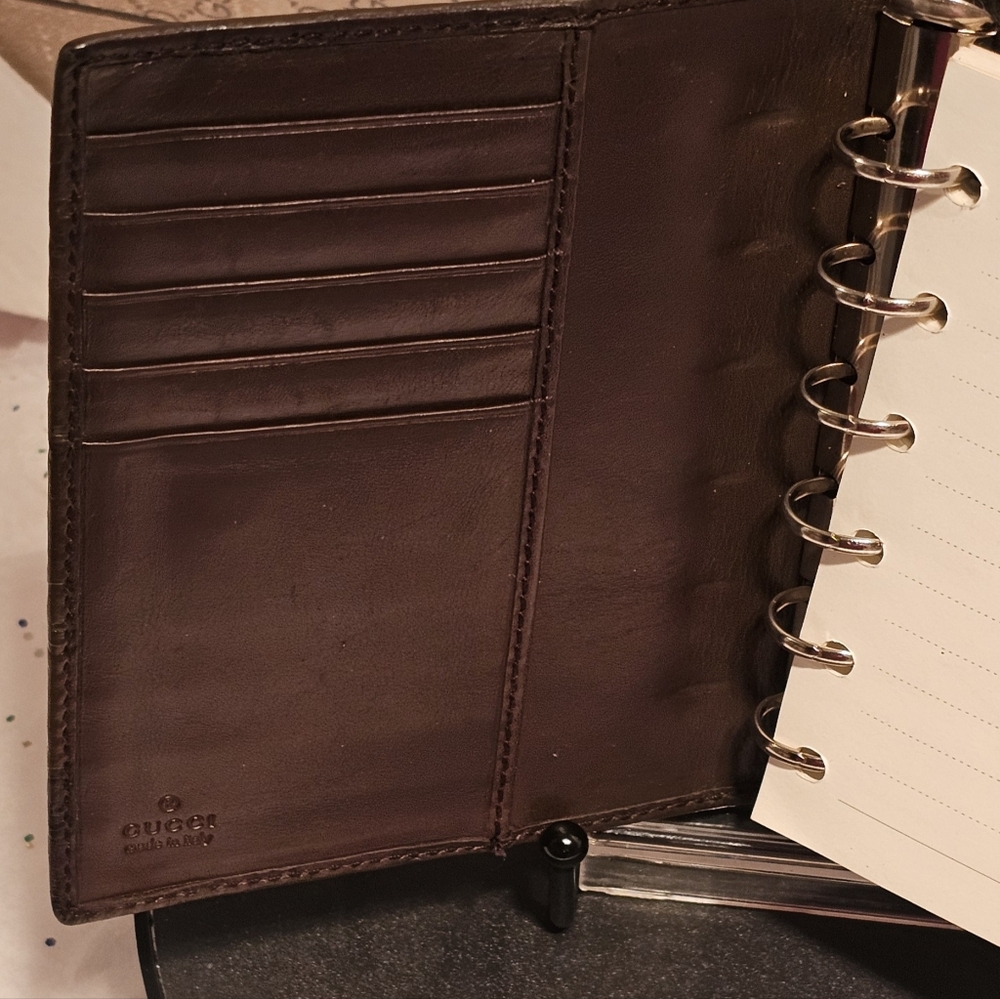 Gucci Guccissima Leather Agenda Notebook/ Passport Holder - Picture 3 of 11
